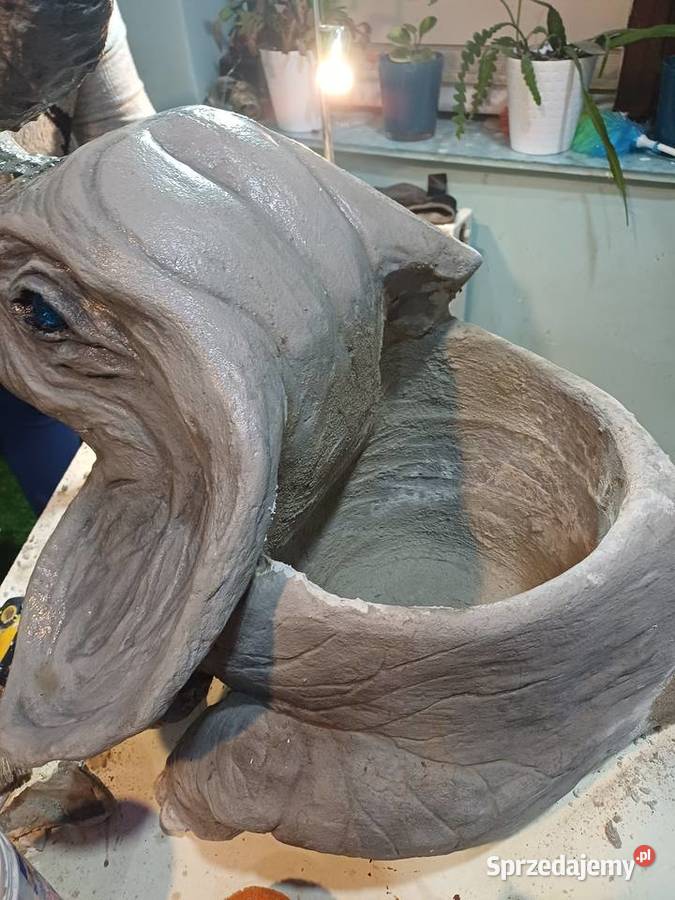 Własnoręcznie wykonana figurka slonia Obiszów sprzedam