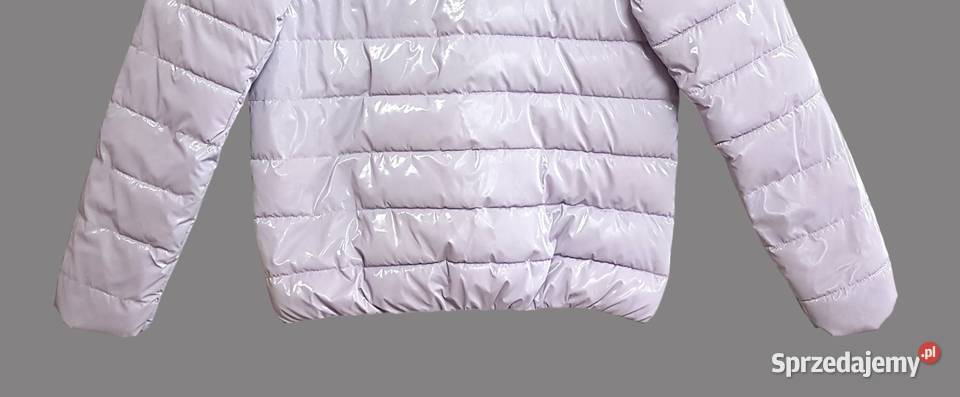 Kurtka zimowa liliowa puchowa pikowana Reserved Chrzanów