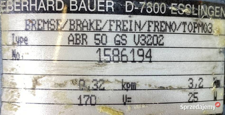 motoreduktor przekładnia 0204kW 3774obr 3fazowy Pozostałe Pigża