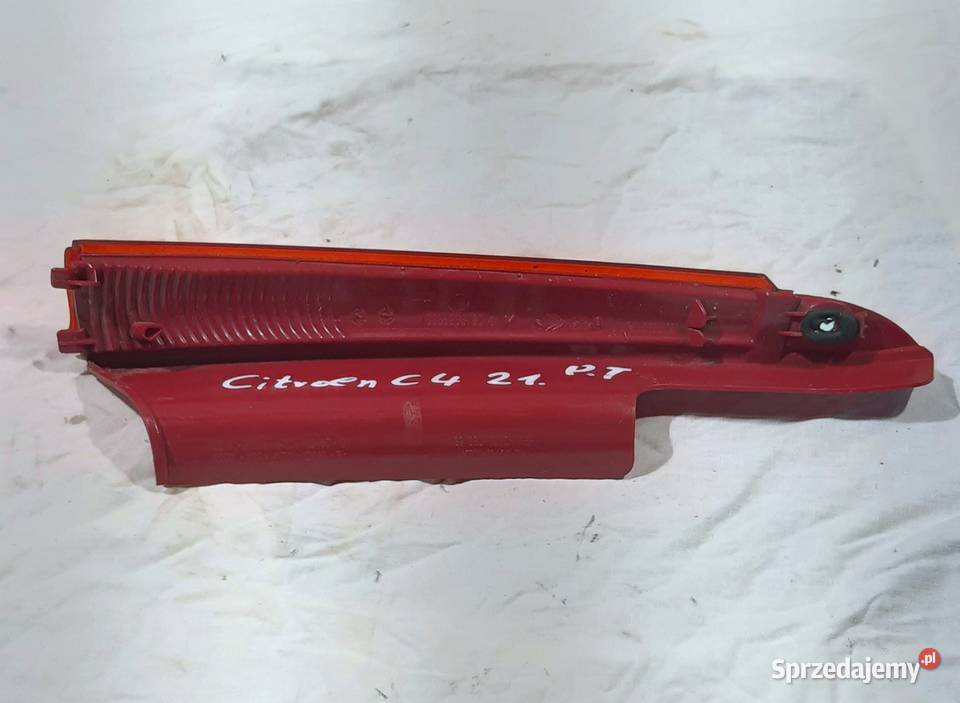 ODBLASK LAMPY PRAWEJ CITROEN C4 9655863780 lampy tylne Oświetlenie