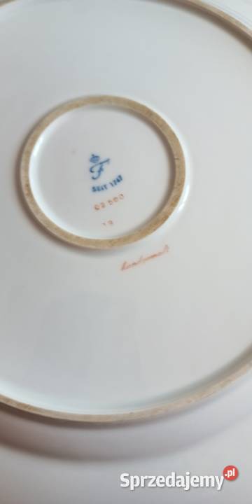 Porcelana Frstenberg 1747 r Warszawa