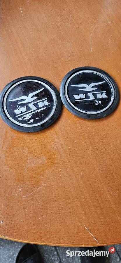 2 oryginalne emblematy na zbiornik do WSK serii Gorzów Wielkopolski