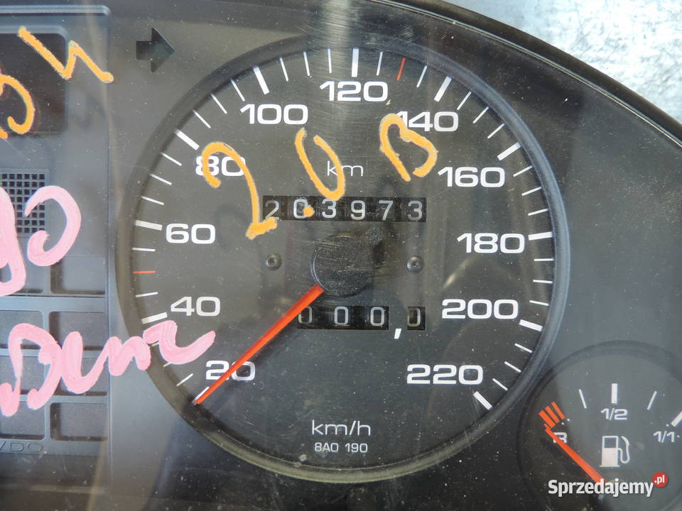 AUDI 80 B3 B4 20 B LICZNIK ZEGARY 8A0919033E Nowy Sącz sprzedam
