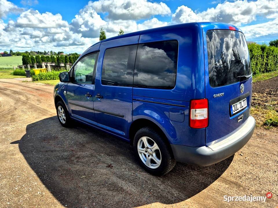 Vw Caddy Life 16MPI 102 7 osobowy Klimatyzacja 223012km Caddy Grudziądz sprzedam