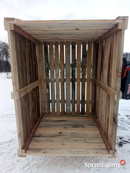 Skrzyniopalety drewniane 120x120x160 nowe mocne Sępólno Krajeńskie