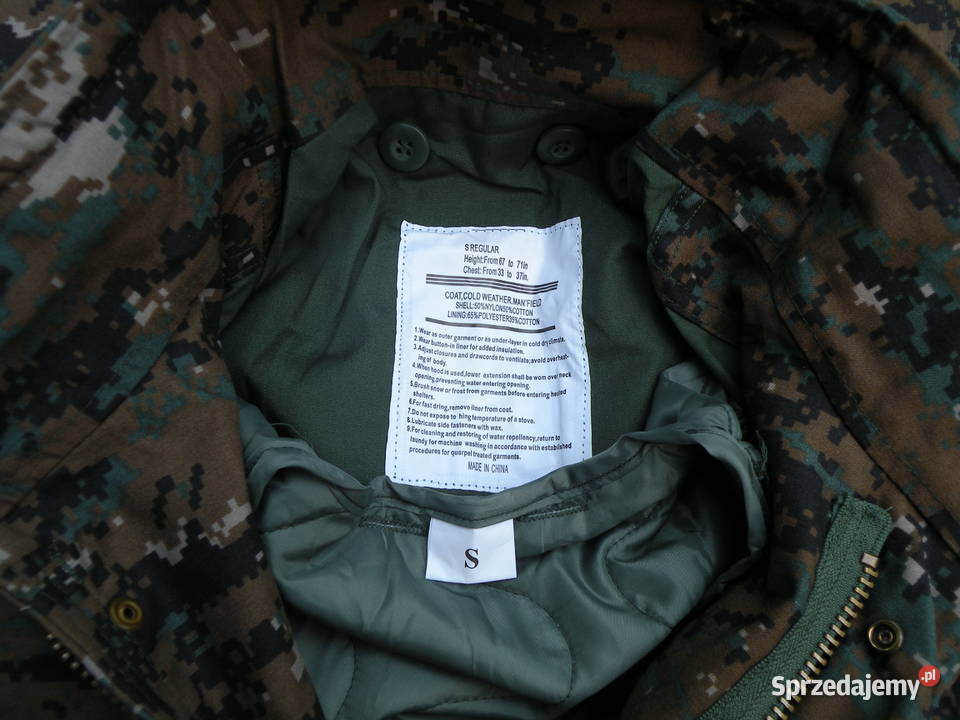 Kurtka m65 woodland marpat small regular