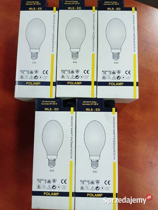 Lampa sodowa wysokoprężna 250W E40 zamiennik LRF Żarówki i świetlówki Mysłowice