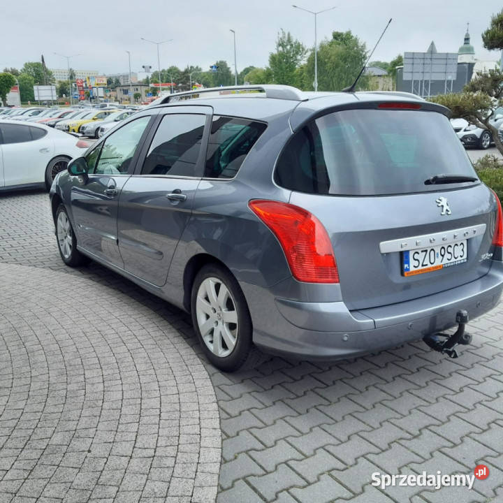 Peugeot 308 skóra panorama hak klimatronic elektrochrom. lusterko wst. śląskie Żory