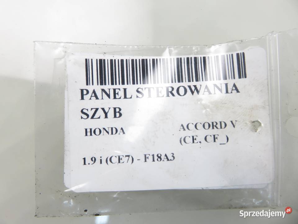 PANEL SZYB HONDA ACCORD V CE CF osobowe Panele sterowania, przełączniki