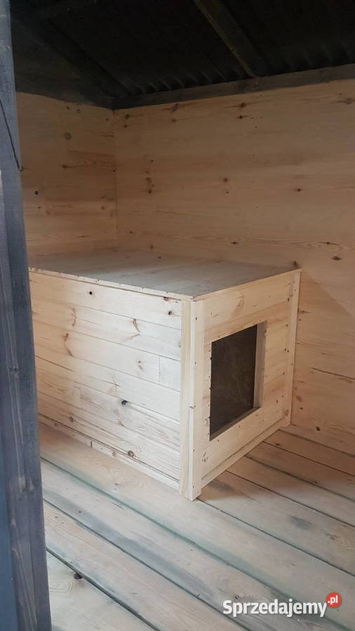 Buda psa ocieplona kojec psa boks antracyt Akcesoria dla zwierząt Iława