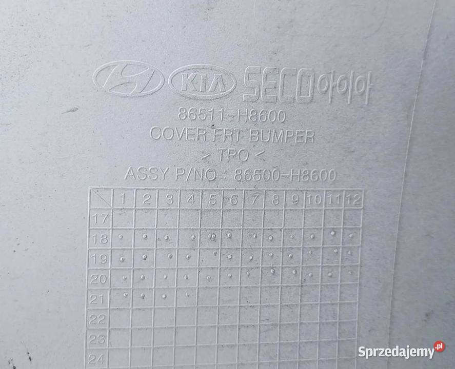 KIA RIO IV 4 GT ZDERZAK PRZÓD 17 zachodniopomorskie sprzedam