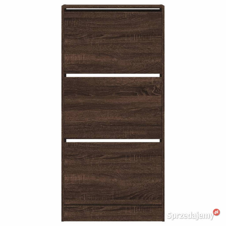 Szafka na buty brązowy dąb 60x21x1255 WM839902 mazowieckie Warszawa