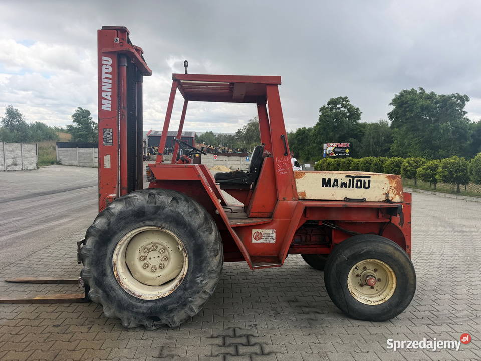 wózek widłowy terenowy MANITOU MB26NC 2600 360m diesel Działoszyn sprzedam