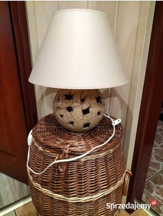 Lampka nocna z oryginalną podstawą Koszalin sprzedam