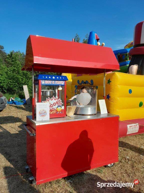Wata cukrowa popcorn stoisko na Twoje wydarzenie Piła