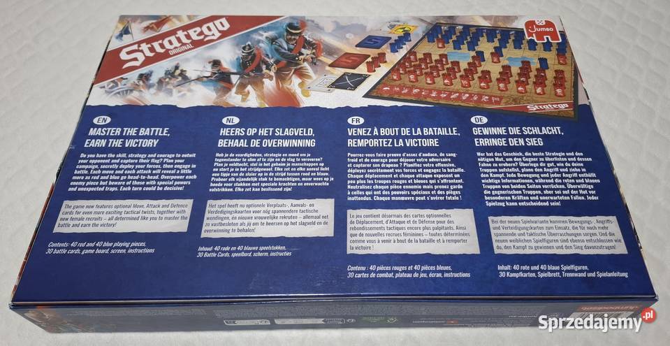 Strategiczna gra planszowa Stratego oryginal Samodzielna gra Czeladź sprzedam
