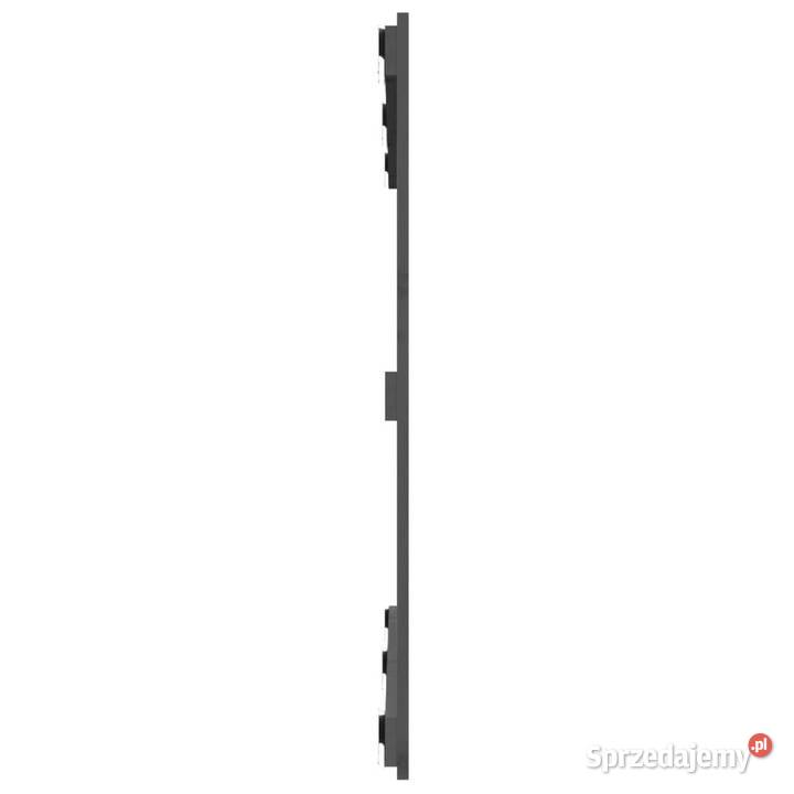 Wezgłowie łóżka szare 1275x3x90 lite drewno mazowieckie Warszawa