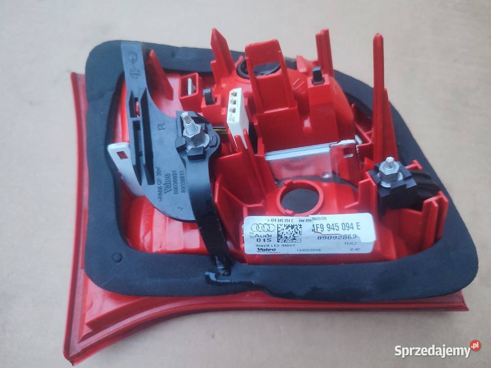 Lampa tylna LED Audi A6 C6 Oryginał Valeo Lampy tylne Słupsk