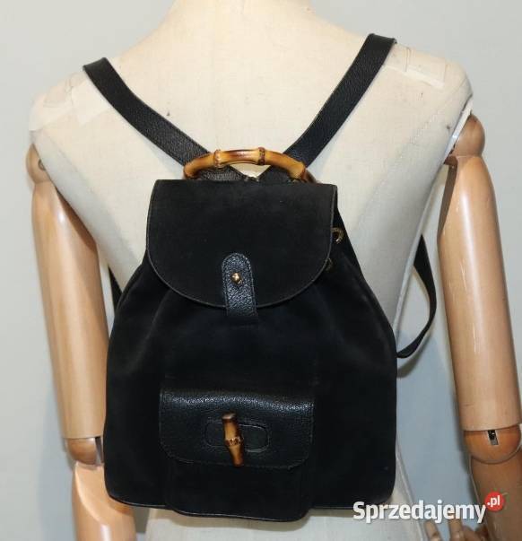 Oryginalny plecak GUCCI Bamboo Piękny okaz