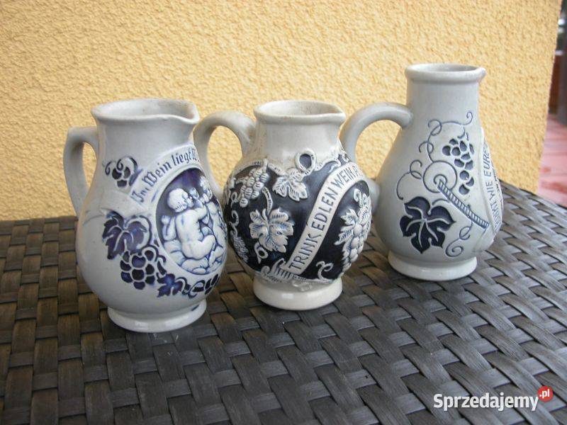 kufle dzbanki stare 3 sztuki Dom i Ogród Gorzów Wielkopolski