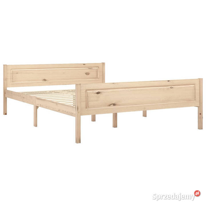 Rama łóżka z litego drewna sosnowego 160 x 200 mazowieckie Warszawa