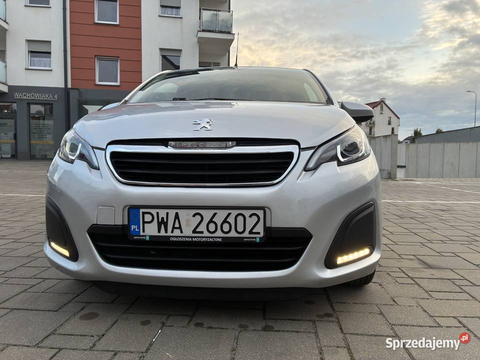 Peugeot 108 2015 65000 46l spalanie garażowany Rok produkcji 2015 Wągrowiec sprzedam
