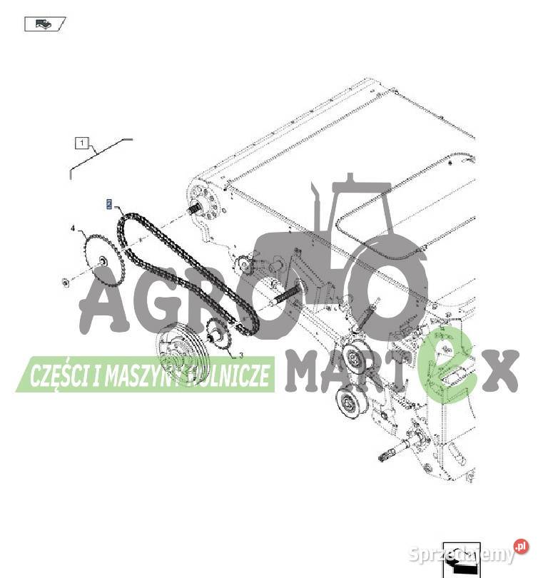 84304183 ŁAŃCUCH CNH Pozostałe Pozostałe Wichrów