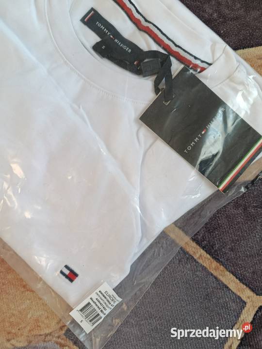 Longsleeve Tommy Hilfiger najwyższa jakość biały biały podlaskie Białystok sprzedam