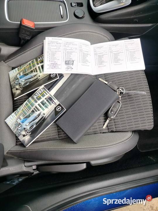 Opel Astra 2021 automat 105 przebiegu tablet 2 nieuszkodzony wielkopolskie