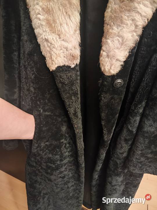 Powojenny skórzany plaszcz Rozmiar 40(L) lubelskie Lublin sprzedam
