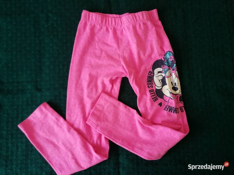 Getry legginsy MYSZKA MINNIE różowerozmiar Rozmiar 110 Łódź
