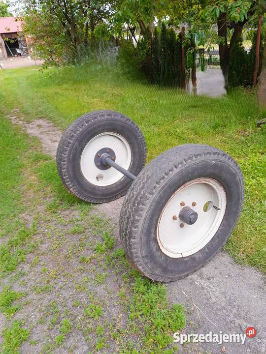 Masywny wóz metalowy koła 16 przód 20 tył Koła z Gowarczów