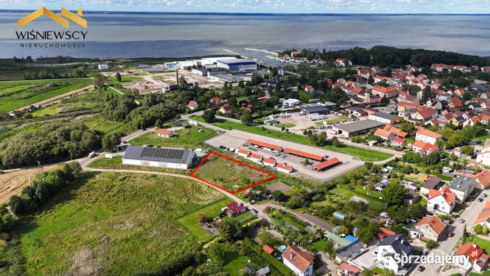 Działka PrzemysłowoUsługowa Tolkmicko 2017mkw utwardzona