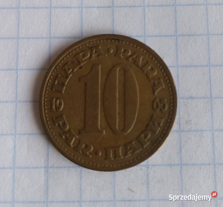 10 PARA 1965 JUGOSŁAWIA Piszczac sprzedam