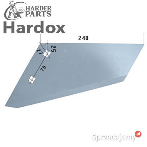 Lemiesz HARDOX AP88L agregat ścierniskowy KOS Suwałki