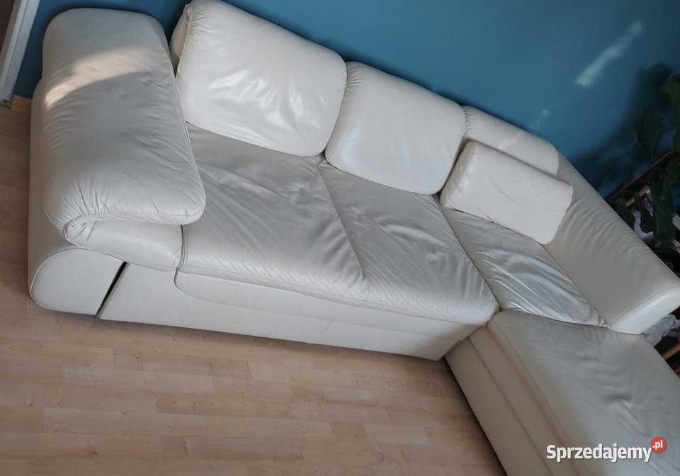 Kanapa skórzana Narożnik Meblomak 247cm Kielce