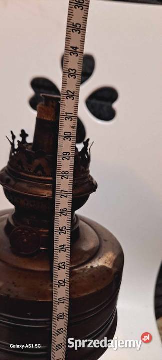 Stara lampa naftowa HUGO SCHNEIDER Hasag Bydgoszcz