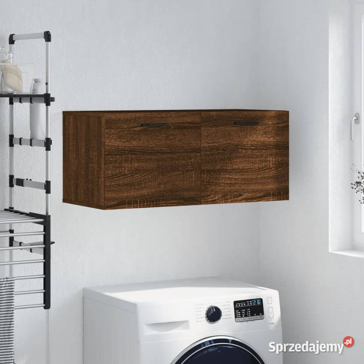Szafka wisząca brązowy dąb 80x365x35 WM830099 Warszawa sprzedam