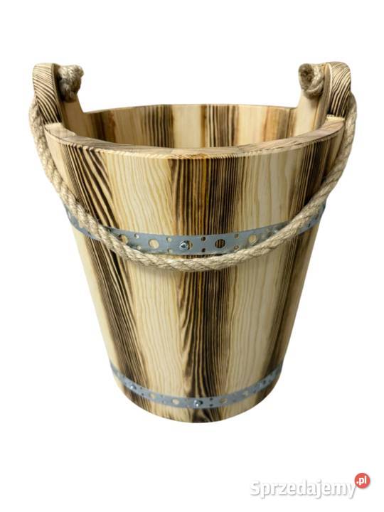 Wiaderko Drewniane Ozdobne do Studni Rustykalne sprzedam