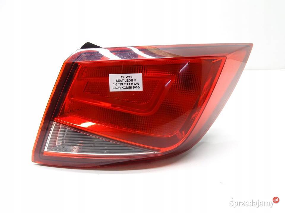 LAMPA PRAWA PRAWY TYŁ TYLNA W BŁOTNIK SEAT LEON