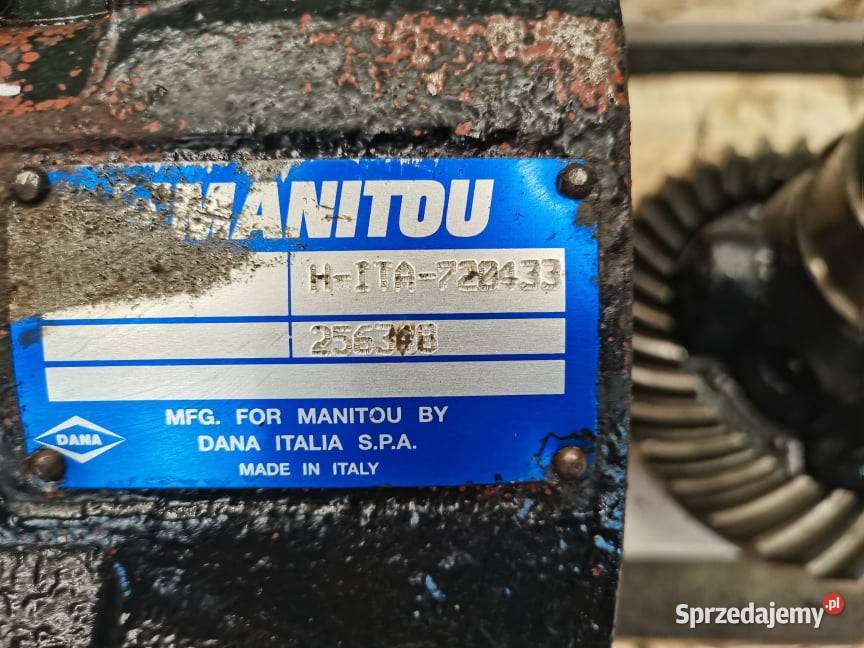 Środek osi Manitou MT 1740 Spicer HITA720433 wielkopolskie Wilkowo sprzedam