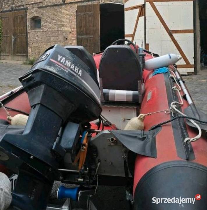 Kompletny zestaw Ponton 420m Silnik Yamaha 50 2T Pozostałe zachodniopomorskie Koszalin