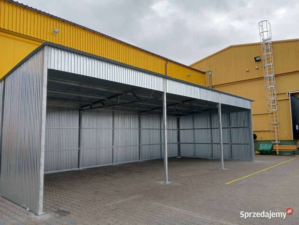 Wiata garażowa 95 spad na tyłu blacha ocynk Gdańsk