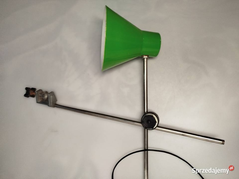 Zabytkowa lampka Biurkowa PRL Zgierz