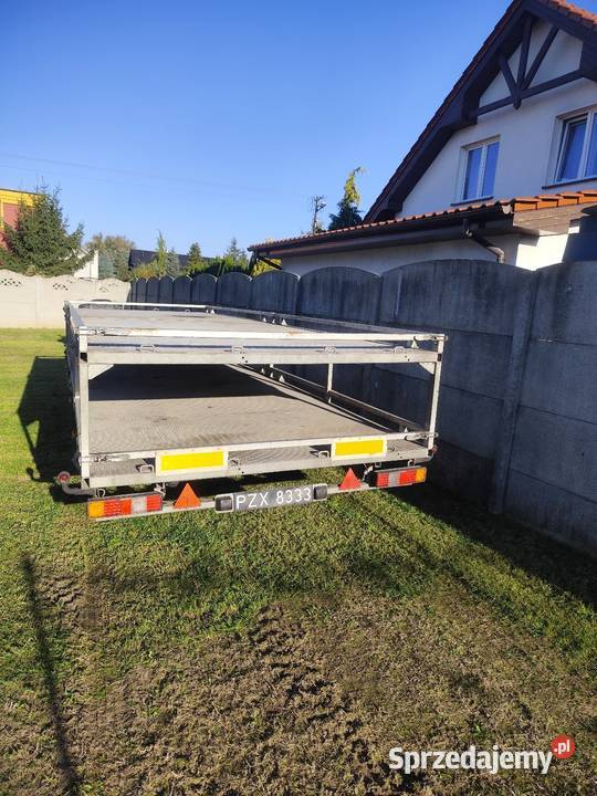 Laweta przyczepa ciężarowa 640x220 platforma Poznań