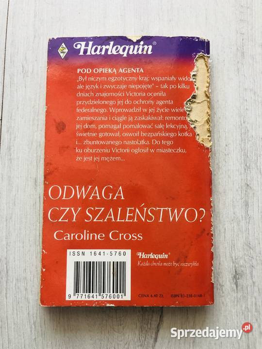 Książka Harlequin Odwaga czy szaleństwo Caroline Łódź