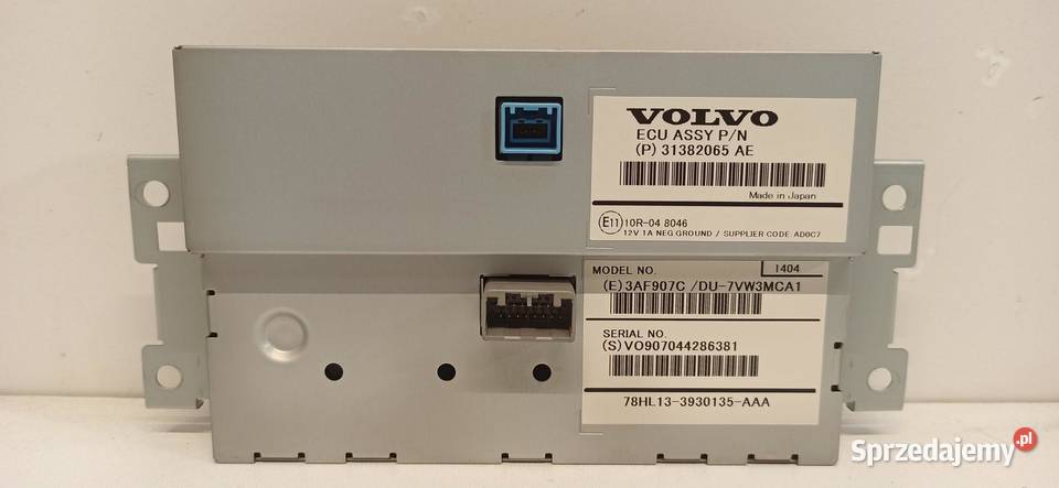 VOLVO V60 V70 III EKRAN WYŚWIETLACZ 31382065 sprzedam