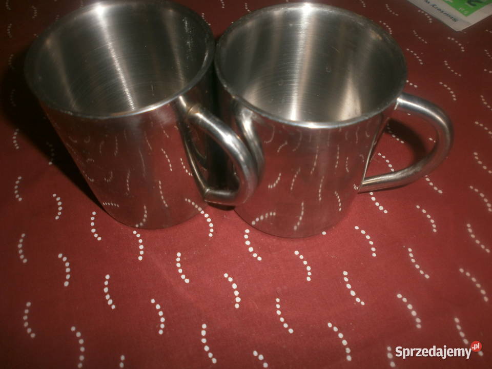 2 metalowe kubki Zielona Góra