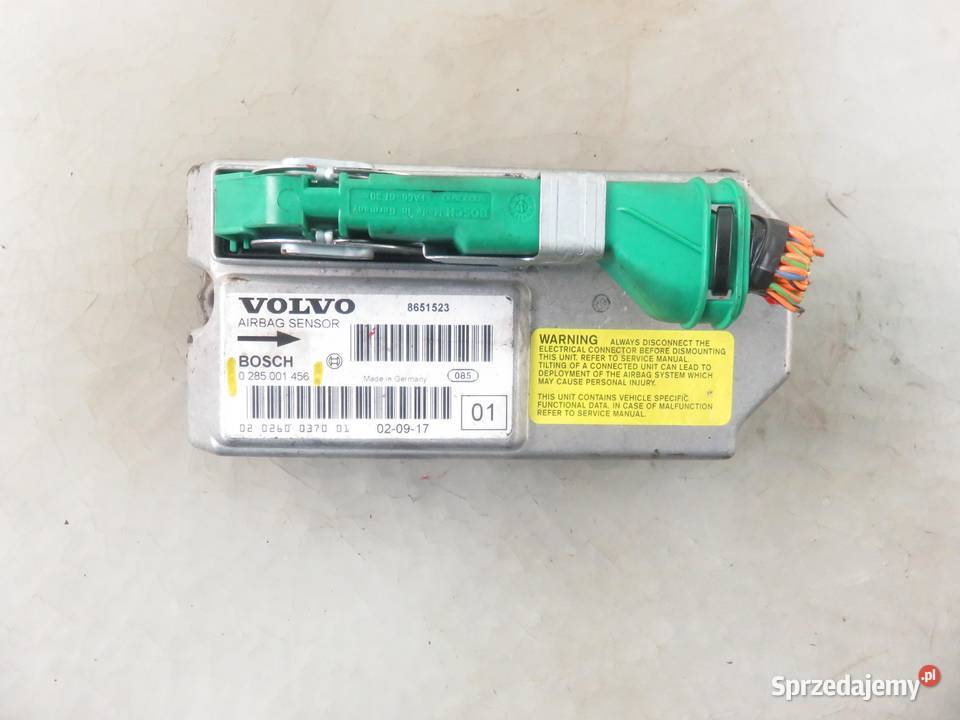 MODUŁ AIRBAG VOLVO S60 I 0285001456