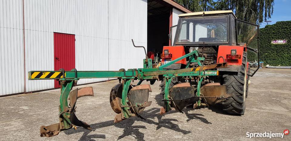 Pług 4skibowy FORTSCHRITT nieuszkodzony Środa Wielkopolska sprzedam